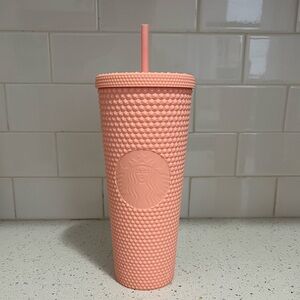 Baby Pink Starbucks Tumbler Cup